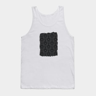 Haunted Mansion Wallpaper Satin Black #Bold Tank Top